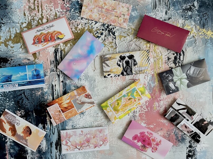 Большое пополнение денежных конвертов, коллекция 2024 года